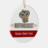 Funny Muffin Keramisch Ornament (Rechts)