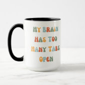 Funny mug adhd en Neurodivergent. Mok (Links)