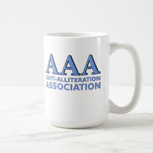 Funny Mug Anti-Allitation Association Koffiemok