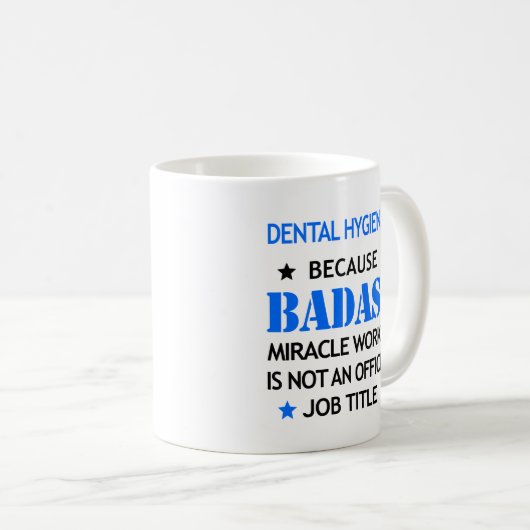 Funny Mug - Badass Mirakelwerker Koffiemok (Voorkant rechts)