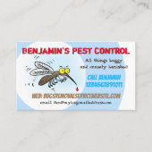 Funny mug-bestrijding visitekaartje (Voorkant)