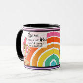 Funny Mug Coffee Best Friend Gift "Age/WIne" Mok (Voorkant links)