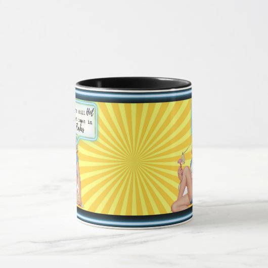 Funny Mug Coffee Best Friend Gift "Hot Flash" Mok (Midden)