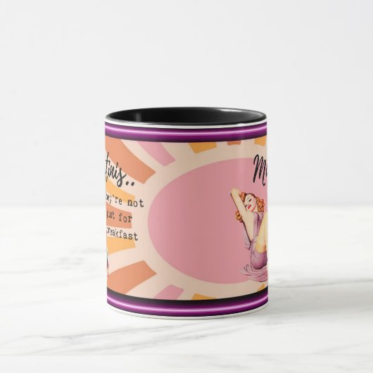 Funny Mug Coffee Best Friend Gift "Martinis" Mok (Midden)