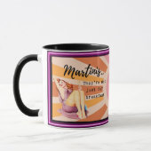 Funny Mug Coffee Best Friend Gift "Martinis" Mok (Links)