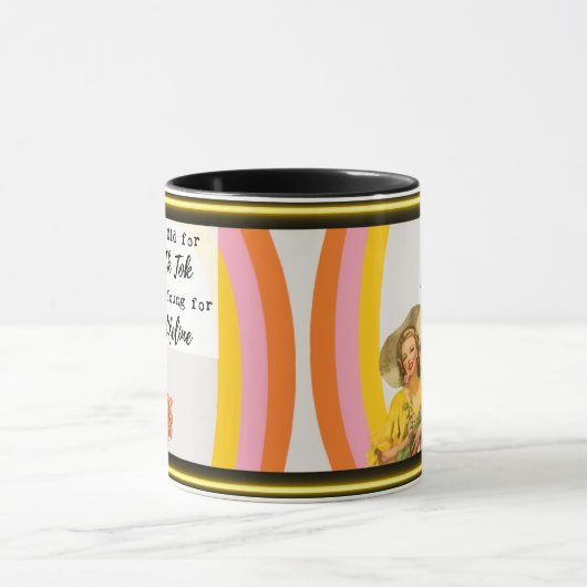 Funny Mug Coffee Best Friend Gift "Tik Tok" Mok (Midden)