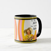 Funny Mug Coffee Best Friend Gift "Tik Tok" Mok (Voorkant rechts)
