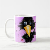 Funny Mug Crow met Roos Koffiemok (Links)