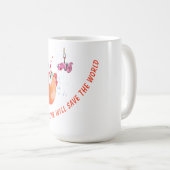 Funny Mug Fish and Worm - Love Koffiemok (Voorkant rechts)