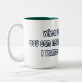 Funny Mug for Boss, Secretary, Office Worker Tweekleurige Koffiemok (Links)