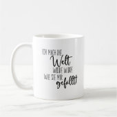 Funny Mug for Girls in German Koffiemok (Links)