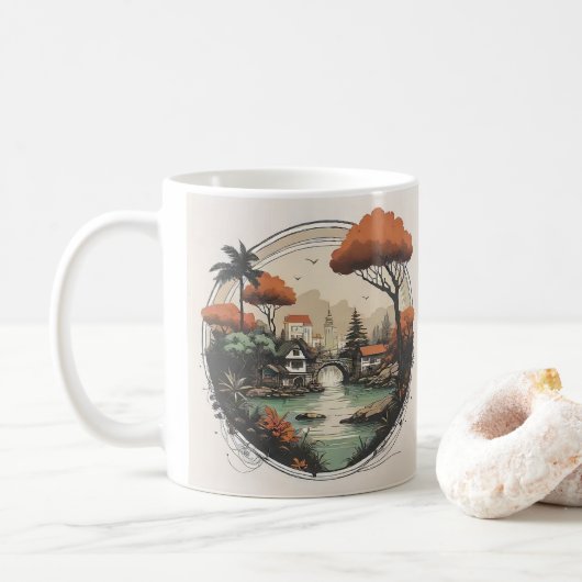 Funny Mug For Nature Lovers XIV 1 Koffiemok (Met donut)
