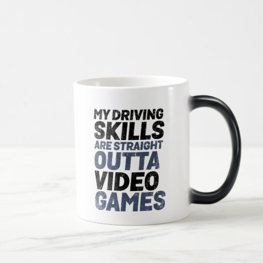 Funny Mug for Racing Games Gamer and Geek Magische Mok (Rechts)