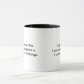 Funny Mug - God zette me op Mok (Midden)