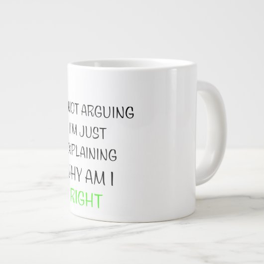 Funny mug grote koffiekop (Voorkant rechts)