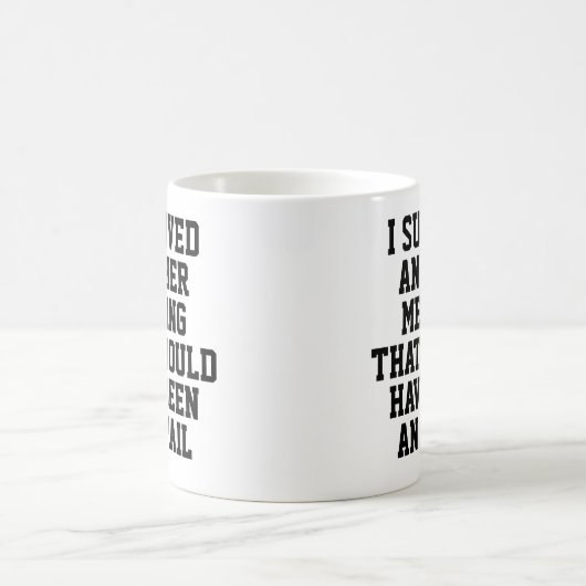 Funny Mug | Ik heb een andere vergadering overleve Koffiemok (Center)