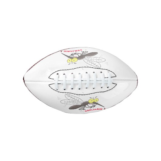 Funny mug insect cartoon illustratie american football (Voorkant)