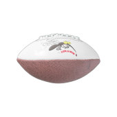 Funny mug insect cartoon illustratie american football (Gedraaid 90)