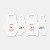 Funny mug insect cartoon illustratie bedankdoosjes (Uitgevouwen)