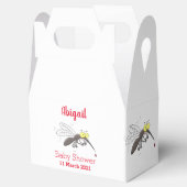 Funny mug insect cartoon illustratie bedankdoosjes (Geopend)