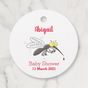 Funny mug insect cartoon illustratie bedankjes labels