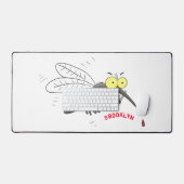 Funny mug insect cartoon illustratie bureaumat (Keyboard & Muis)