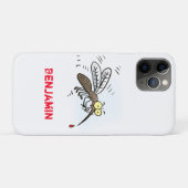 Funny mug insect cartoon illustratie Case-Mate iPhone case (Achterkant (horizontaal))