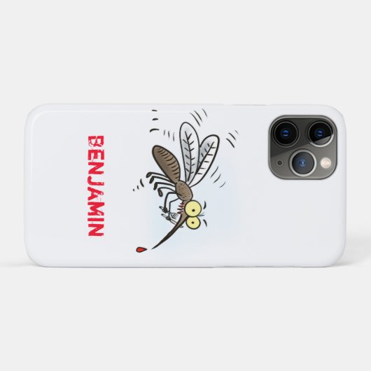 Funny mug insect cartoon illustratie Case-Mate iPhone case (Achterkant (horizontaal))