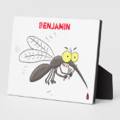 Funny mug insect cartoon illustratie fotoplaat (Zijkant)