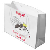 Funny mug insect cartoon illustratie groot cadeauzakje (Achterkant Gekanteld)