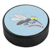Funny mug insect cartoon illustratie hockey puck (3/4)