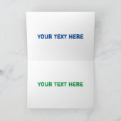 Funny mug insect cartoon illustratie kaart (Binnen)