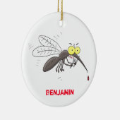 Funny mug insect cartoon illustratie keramisch ornament (Rechts)