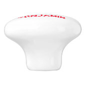 Funny mug insect cartoon illustratie keramische knop (Zijkant)