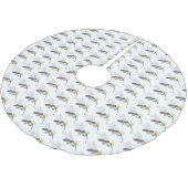 Funny mug insect cartoon illustratie kerstboom rok (Gekanteld)