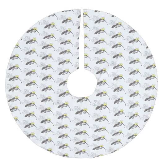 Funny mug insect cartoon illustratie kerstboom rok (Voorkant)