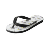 Funny mug insect cartoon illustratie kinder teenslippers (Schuin)