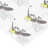 Funny mug insect cartoon illustratie korte tafelloper (Hoek)