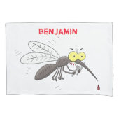 Funny mug insect cartoon illustratie kussensloop (Voorkant)