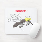 Funny mug insect cartoon illustratie muismat (Met muis)