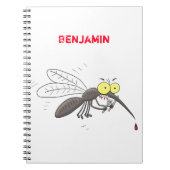 Funny mug insect cartoon illustratie notitieboek (Voorkant)