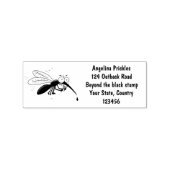 Funny mug insect cartoon illustratie rubberstempel (Afrduk)