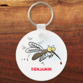 Funny mug insect cartoon illustratie sleutelhanger (Voorkant)