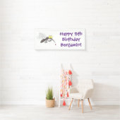 Funny mug insect cartoon illustratie spandoek (Insitu)