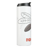 Funny mug insect cartoon illustratie thermosbeker (Gedraaid links)