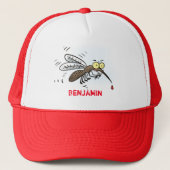 Funny mug insect cartoon illustratie trucker pet (Voorkant)