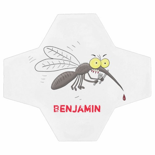 Funny mug insect cartoon illustratie voetbal (Enkel)