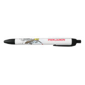 Funny mug insect cartoon illustratie zwarte inkt pen (Bodem)