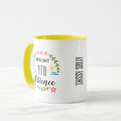 Funny Mug: Kies uw Sarcastische woorden Mok (Voorkant links)