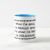 FUNNY MUG - kleurrijk - als ik goed ben. . . Mok (Midden)
